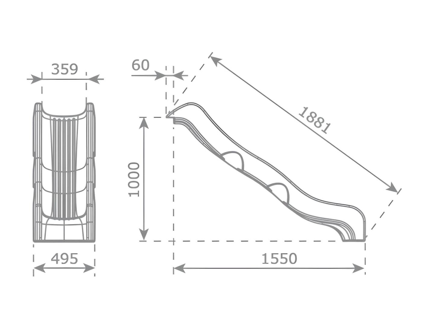 rampa optima de 100 cm de altura