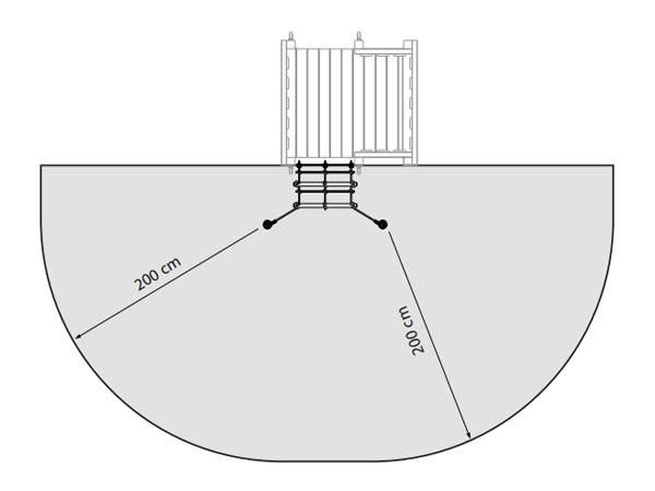 Rede escalada para parque infantil Masgames