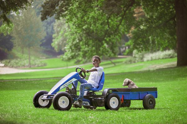 remolque de acero para los karts de pedales BERG