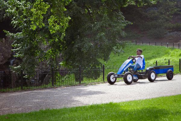 remolque de acero para los karts de pedales BERG