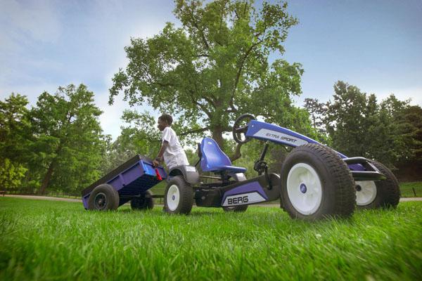 remolque de acero para los karts de pedales BERG