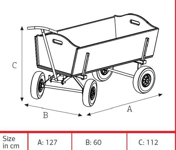 Carrinho de mão BERG BEACH WAGON XL