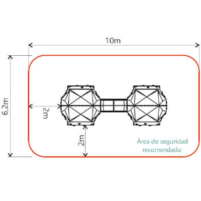 Paredes de escalada modulares homologadas para crianças