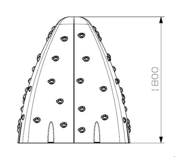 Rocódromo infantil Yosemite