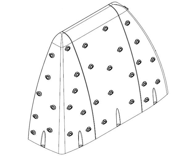 Rocódromos infantis PAREDE CAPITAN