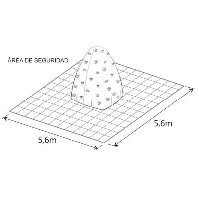 area de seguridad rocódromo infantil de exterior