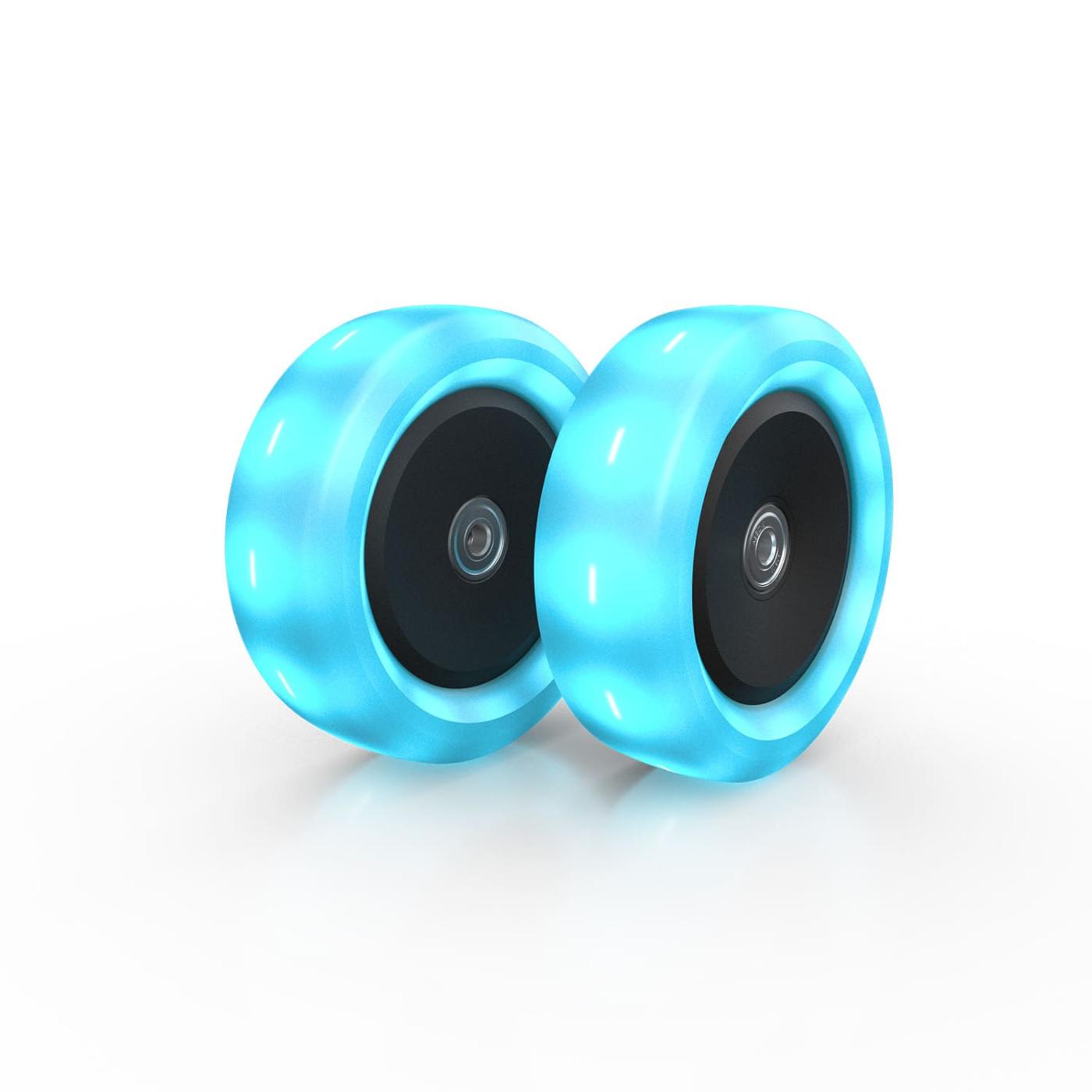 ruedas con luz para el patinete BERG NEXO azul