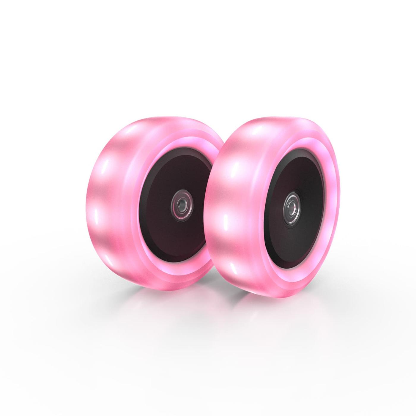 ruedas con luz para el patinete BERG NEXO rosa