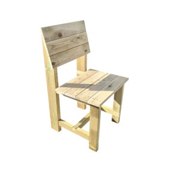 Silla de madera para exterior MASGAMES BATEA