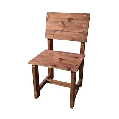 cadira de fusta pintada amb lasur