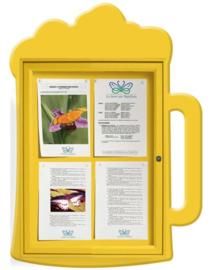 Vitrina exterior jarra de cerveza