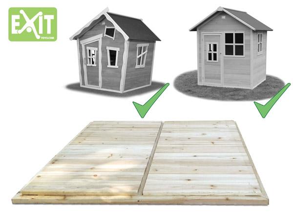 Piso de madeira para casitas infantis Loft 100