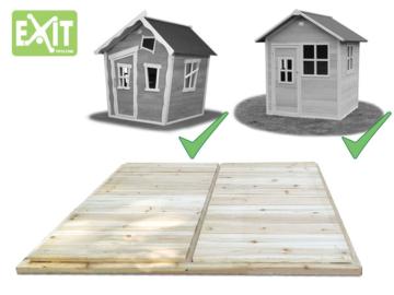 Piso de madeira para casitas infantis Loft 100