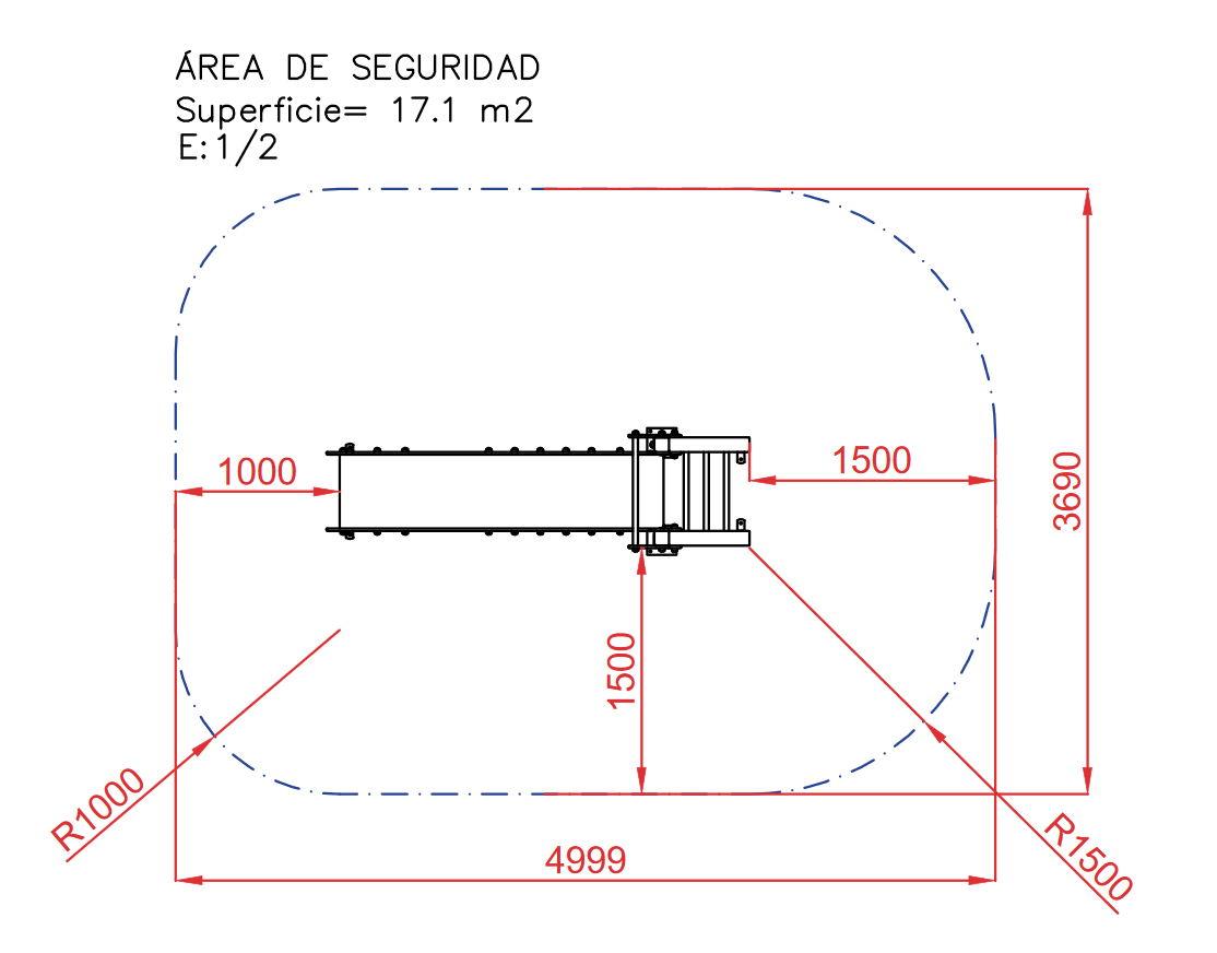 Tobogan Aimara 1 metre d'altura