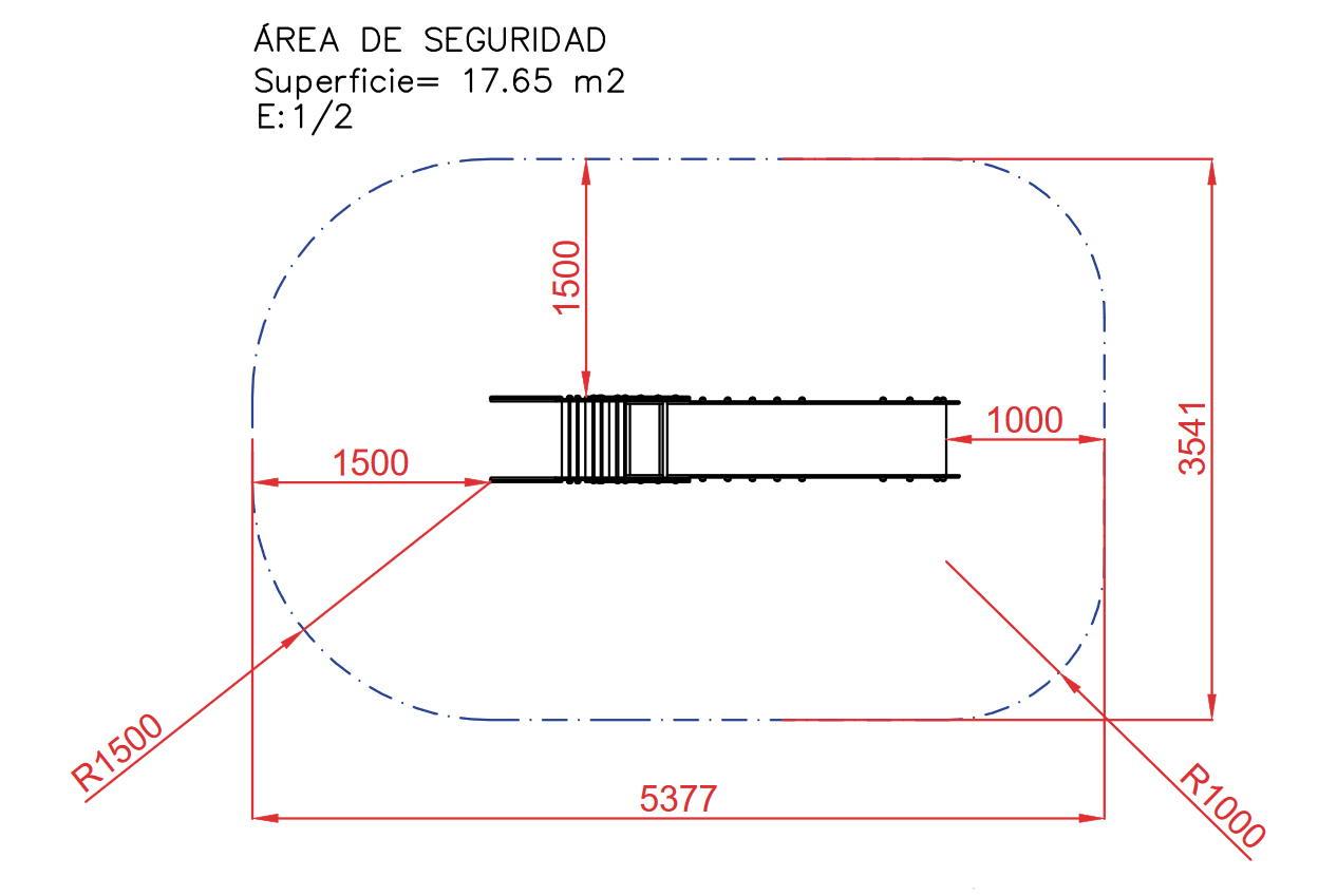 escorrega Foguete pequeno uso publico