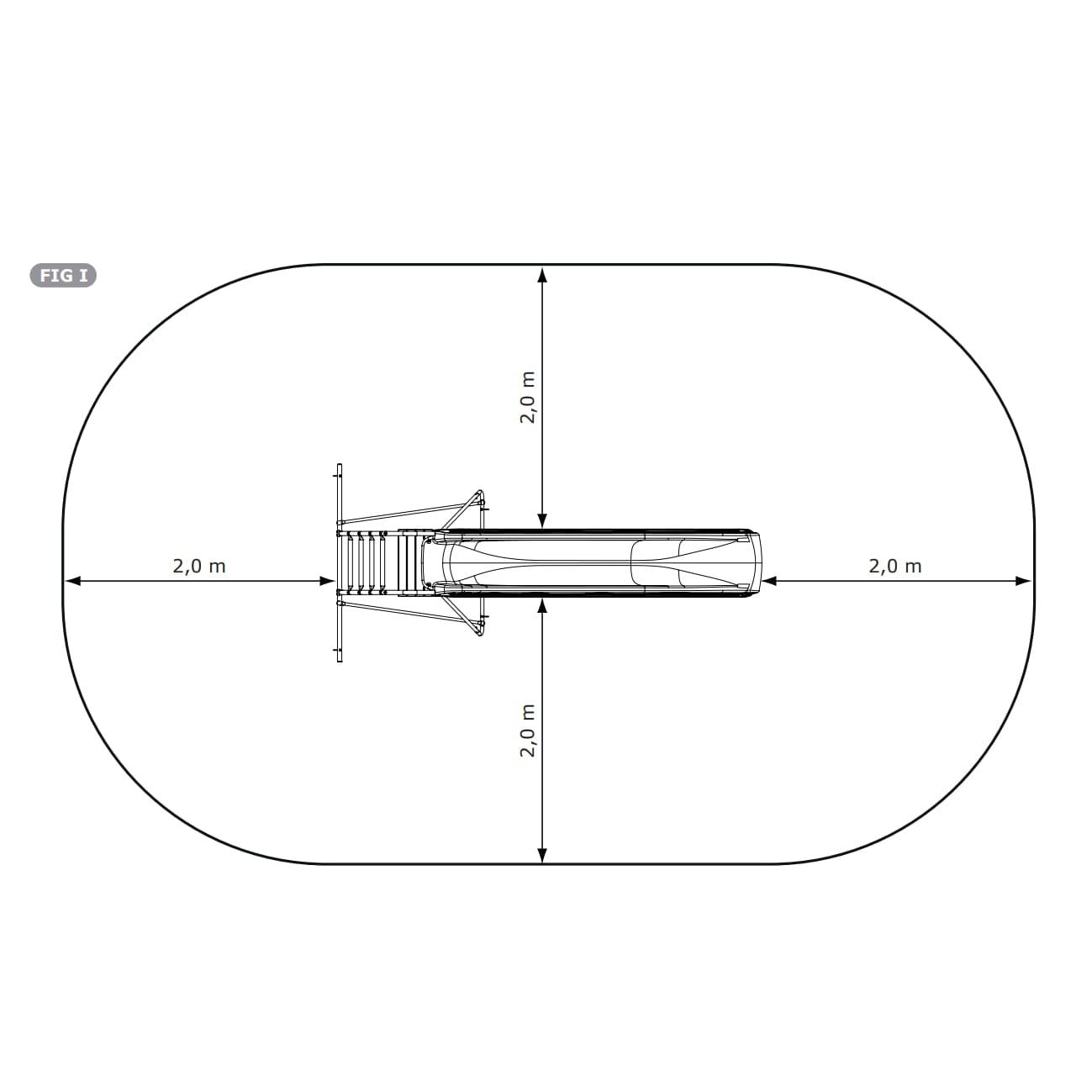 Tobogan Masgames Tuca L 120 cm de altura