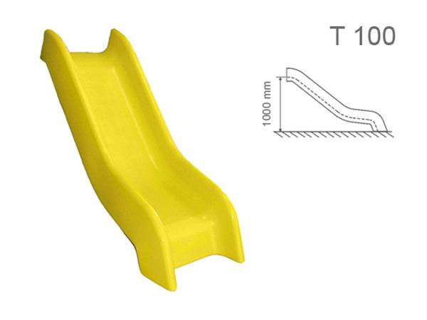 Rampa de tobogan Serie T homologada per us public, diferents colors i mides
