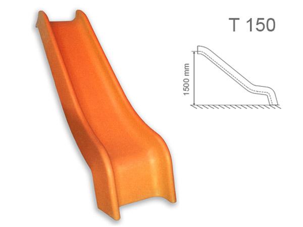 Rampa de tobogan Serie T homologada per us public, diferents colors i mides