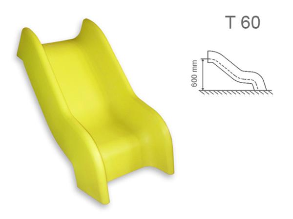 Rampa de tobogan Serie T homologada per us public, diferents colors i mides