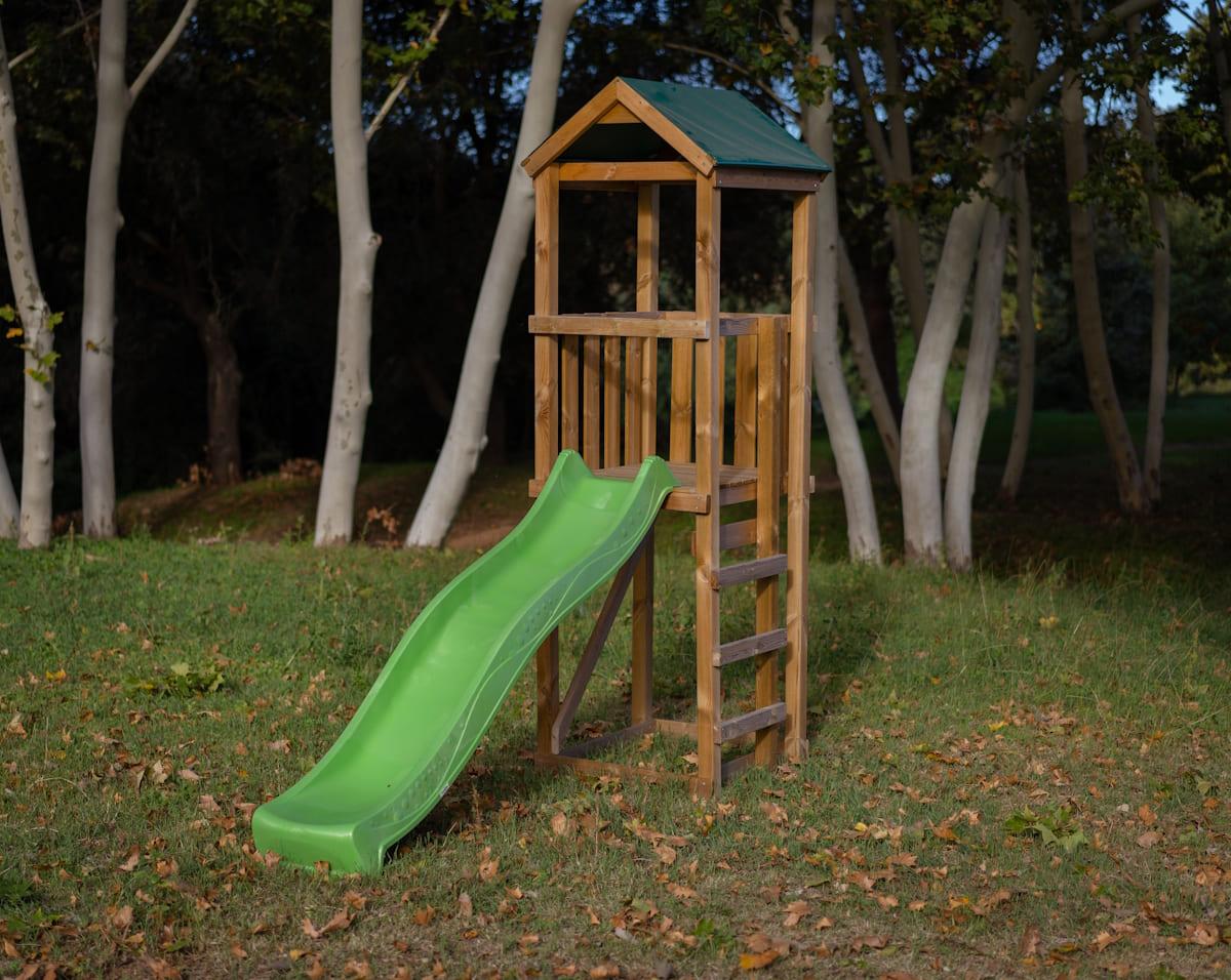 Parque infantil MASGAMES Carlit L con techo de lona (altura plataforma 120 cm)