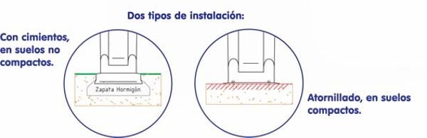 Rampa de tobogán Paris homologada para uso público, varios colores y medidas