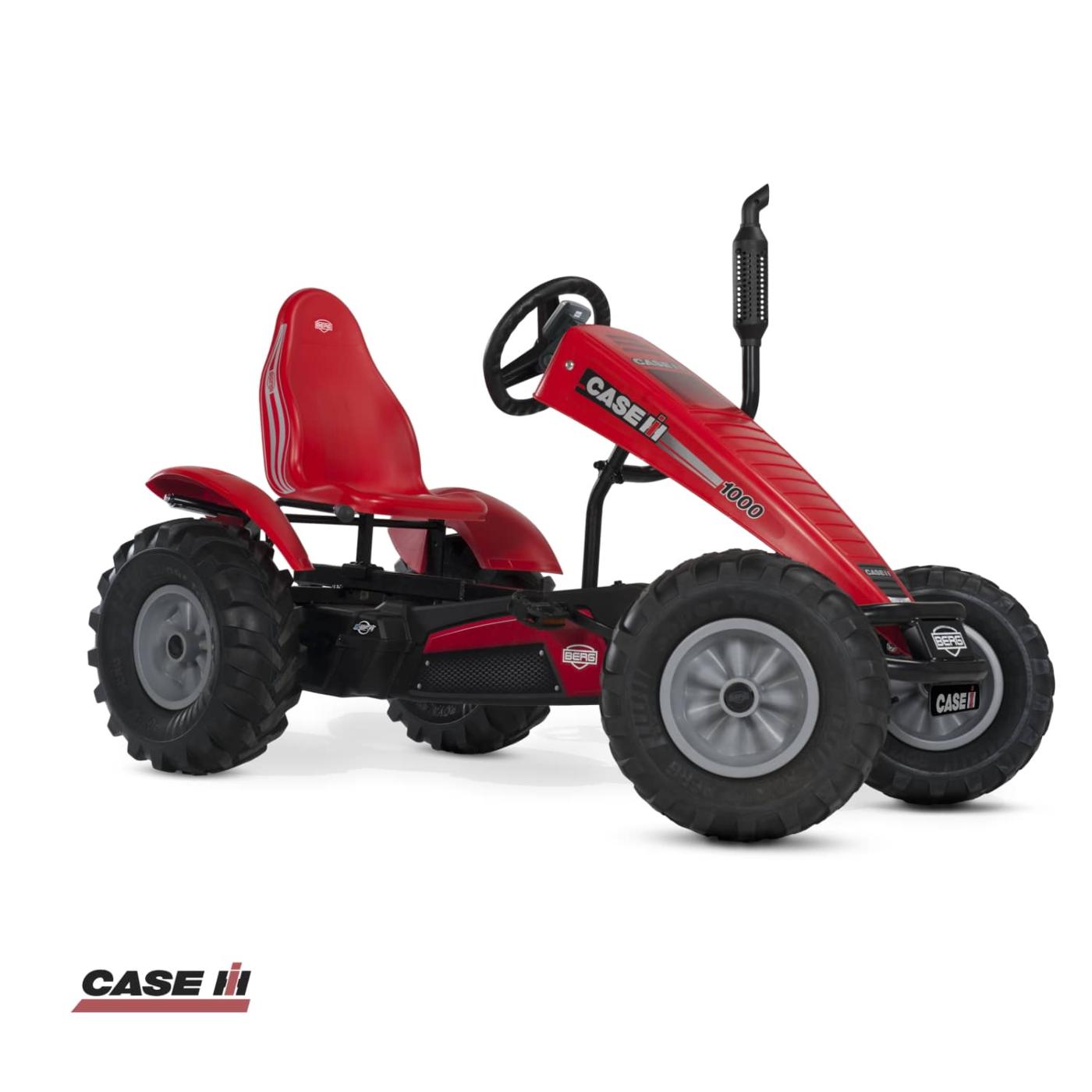 Kart de pedales BERG CASE-IH eléctrico con marchas E-BFR-3