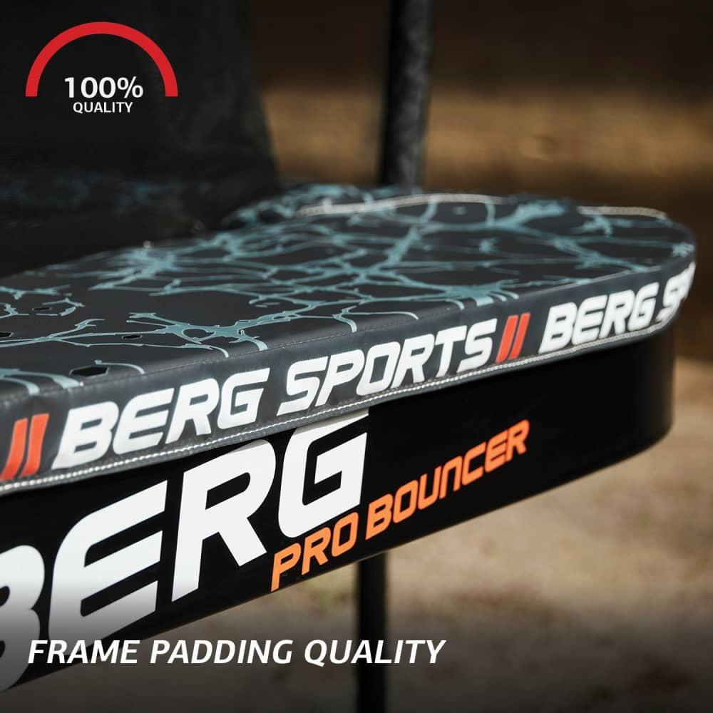 Llit elàstic rectangular BERG BERG Ultim Pro Bouncer 500 amb xarxa de seguretat DLX XL ús professional