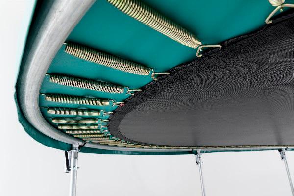 Cama elástica BERG GRAND FAVORIT INGROUND 520 un trampolín ovalado de medidas gigantes