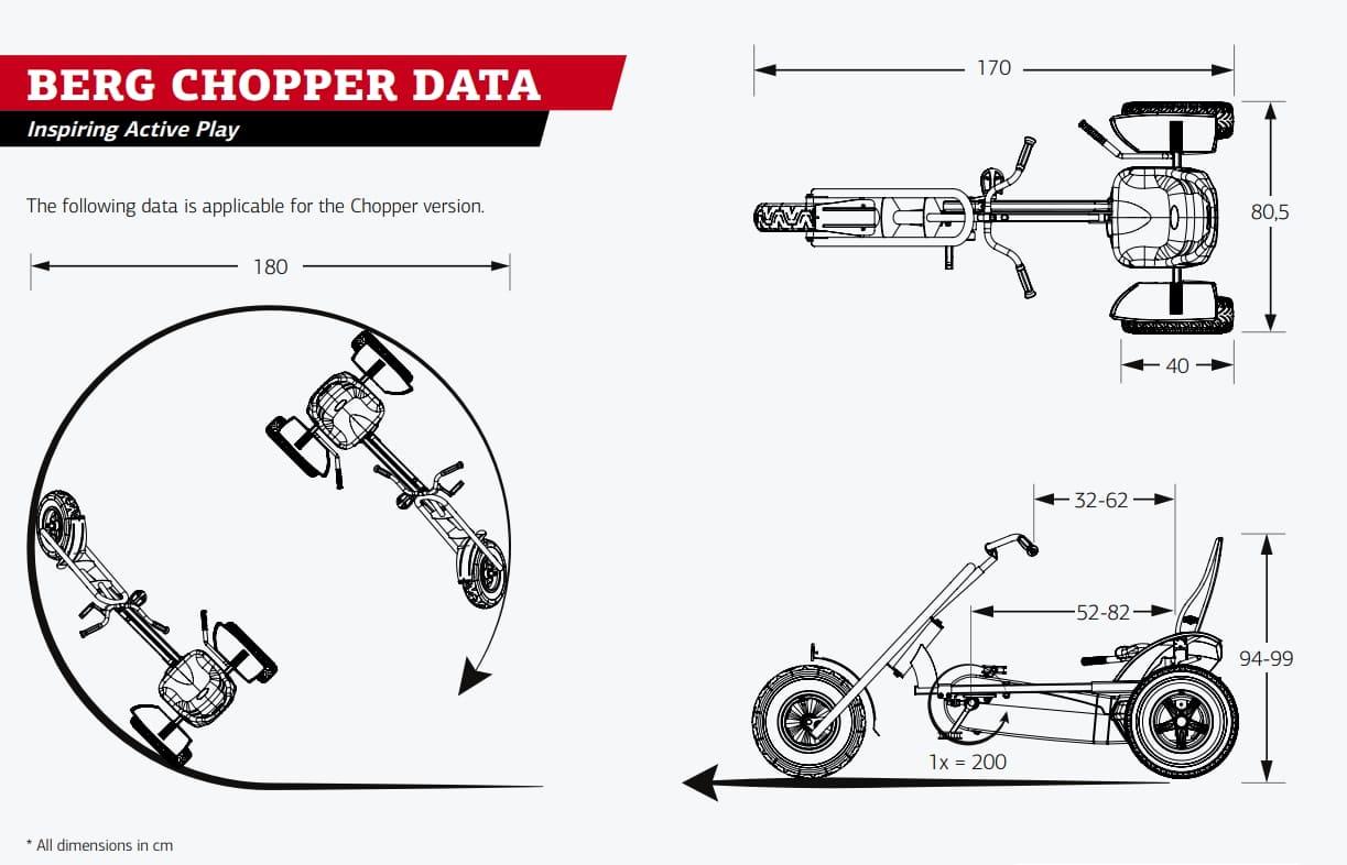 Triciclo a pedales BERG Chopper