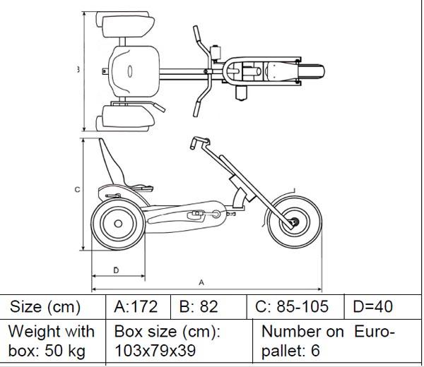 tricicle pedals-berg-chopper