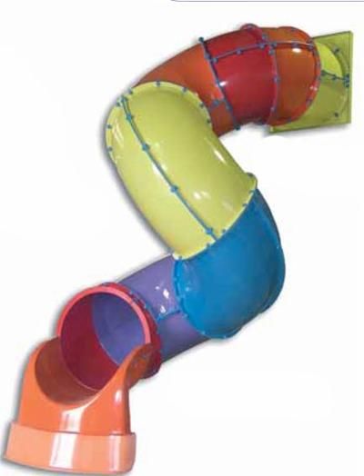 Rampa de escorrega de tubo Espiral 250