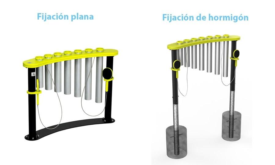 Tubos CLAPPO Jogos musicais uso publico âncoras