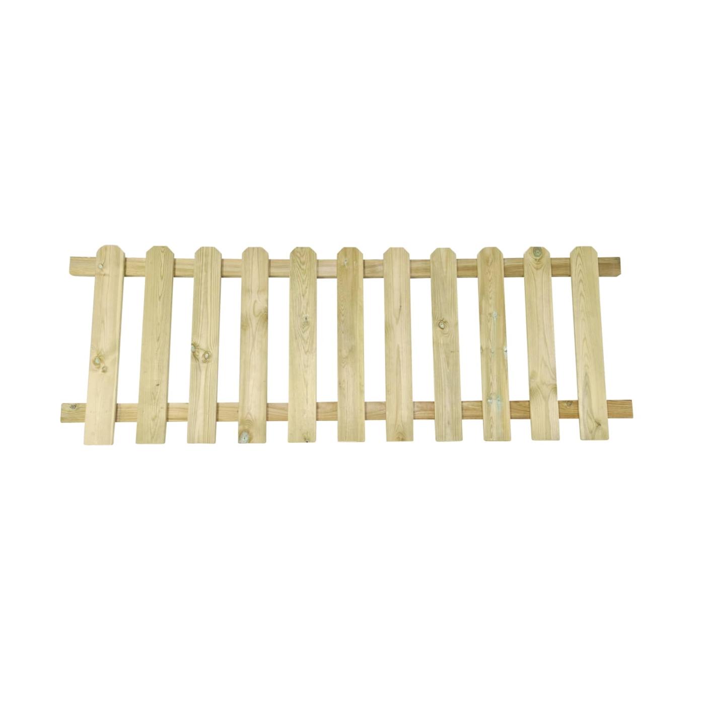 Valla de madera tratada para el exterior y homologada modelo MASGAMES MERLET de altura 80 cm 