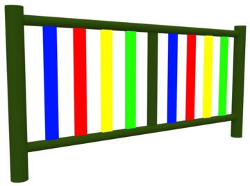 Cerca metálico parques infantis