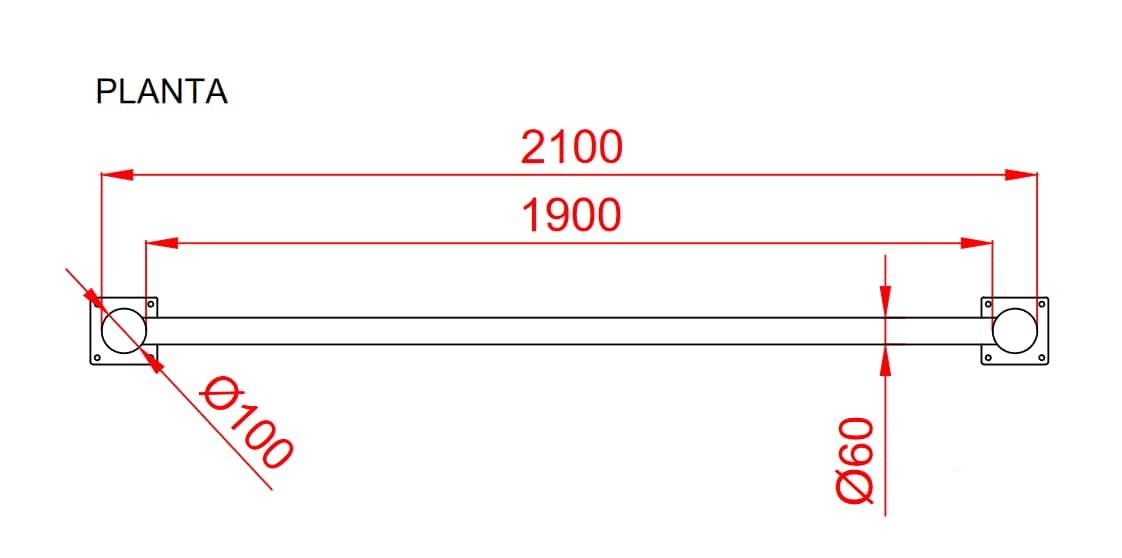 Vedação metálica galvanizada e envernizada para parques infantis