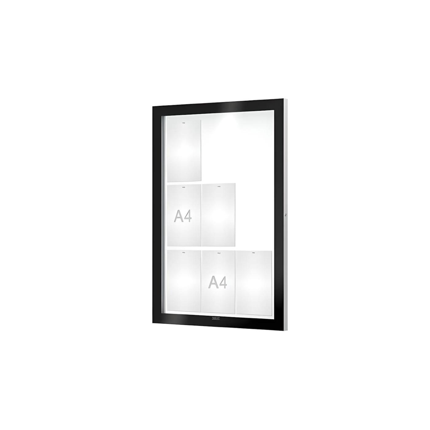 Vitrina de exterior Edge com 54 mm de espessura