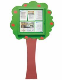Vitrina exterior Arvore informação
